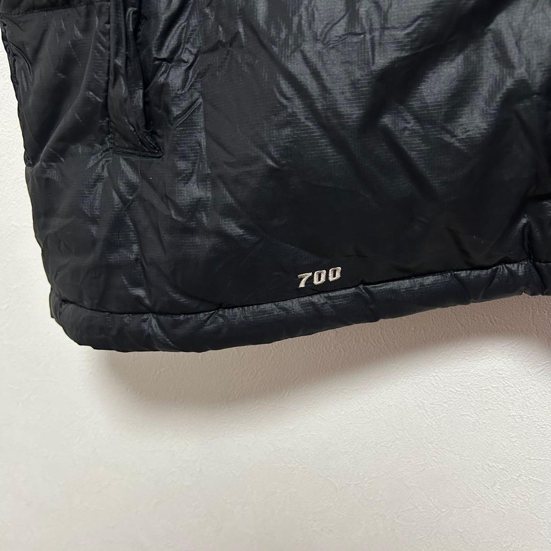 日本未入荷　海外限定　ノースフェイス　ヌプシダウンベスト　700FP 黒　XL