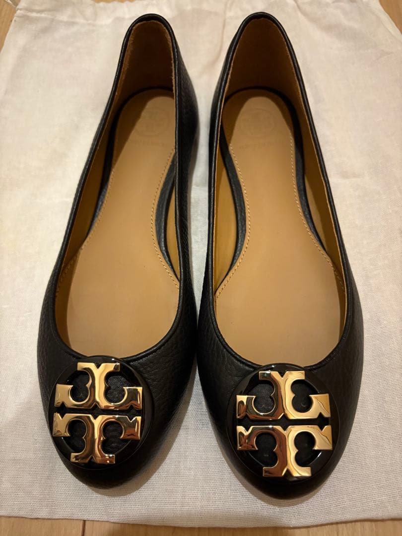 TORY BURCH ブラック フラットシューズ　5.5