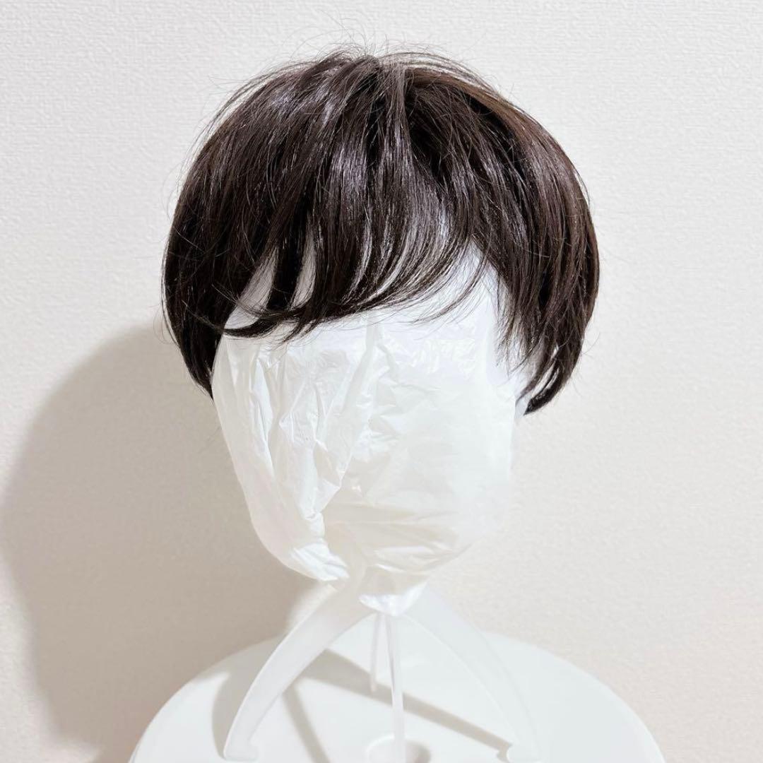 ふわり未使用品フルウィッグonのみ 箱無し ショートヘア ブラウン 医療用