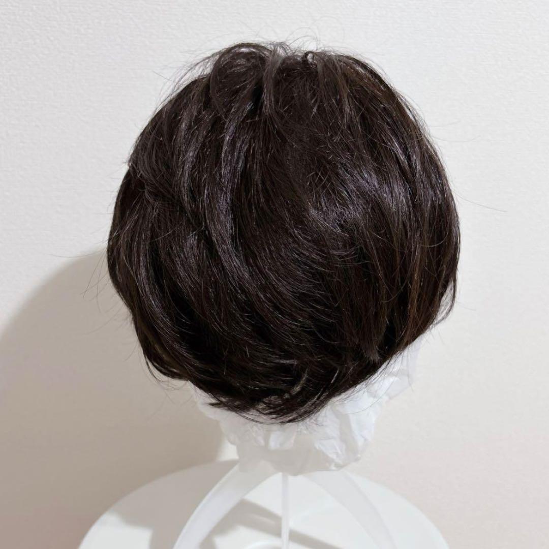 ふわり未使用品フルウィッグonのみ 箱無し ショートヘア ブラウン 医療用