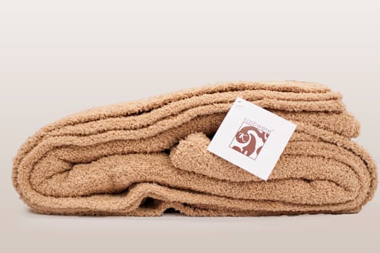 M【新品送料込み】 カシウェア ブランケット　ツインサイズ　キャメル