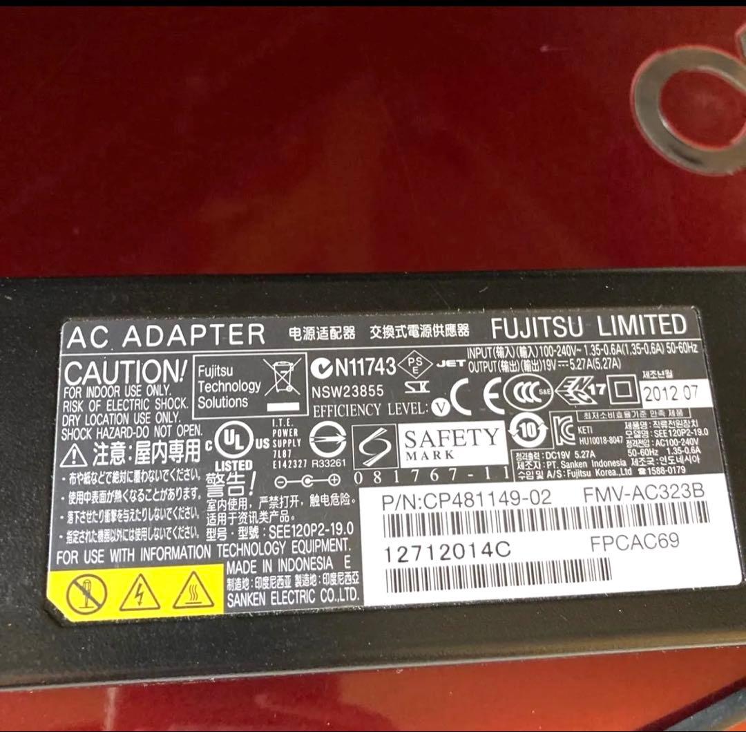 富士通lifebook AH77 i7 8GB Core i7 SSD