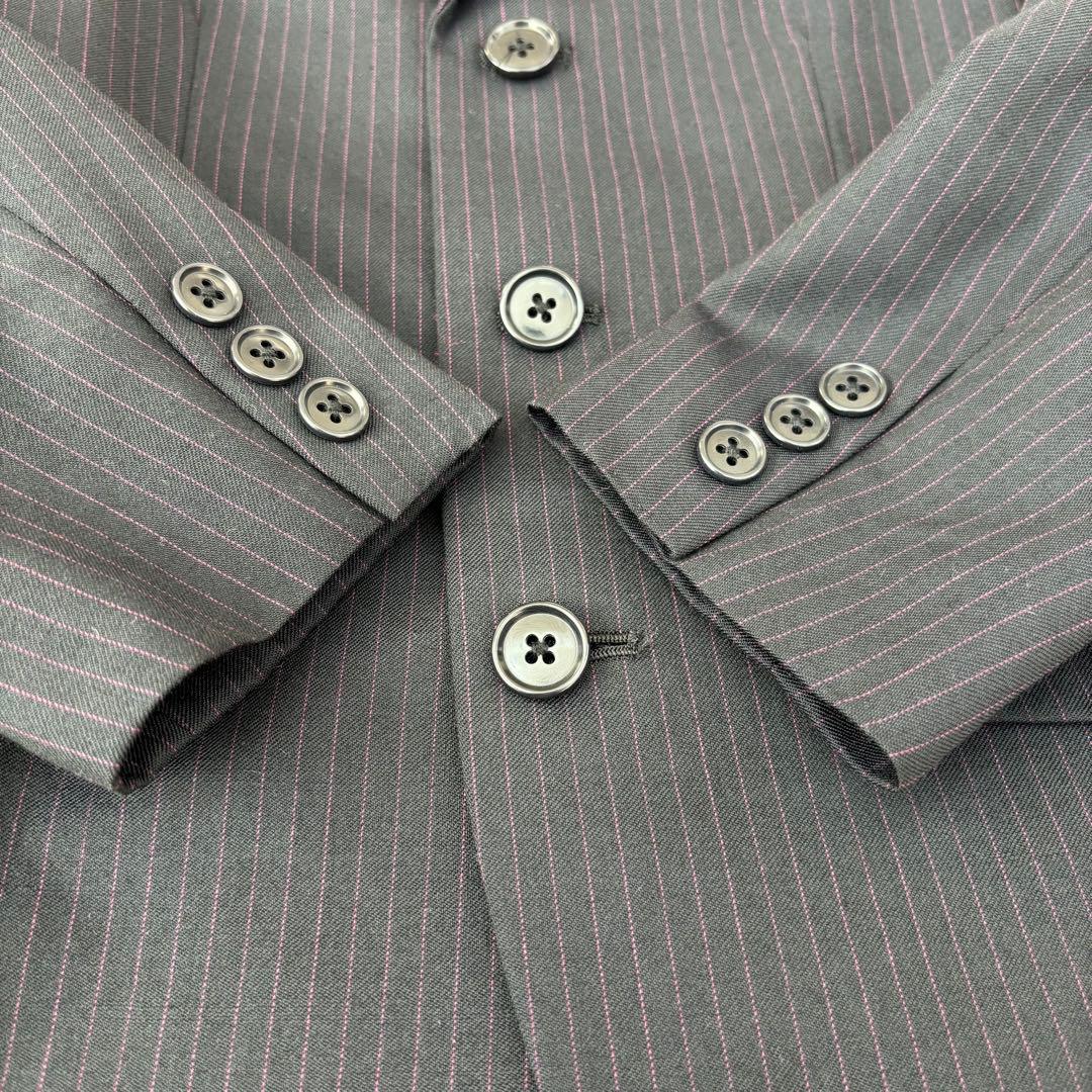 ポールスミス　スーツ　セットアップ ネイビー　ピンク　ストライプ　男の子　120