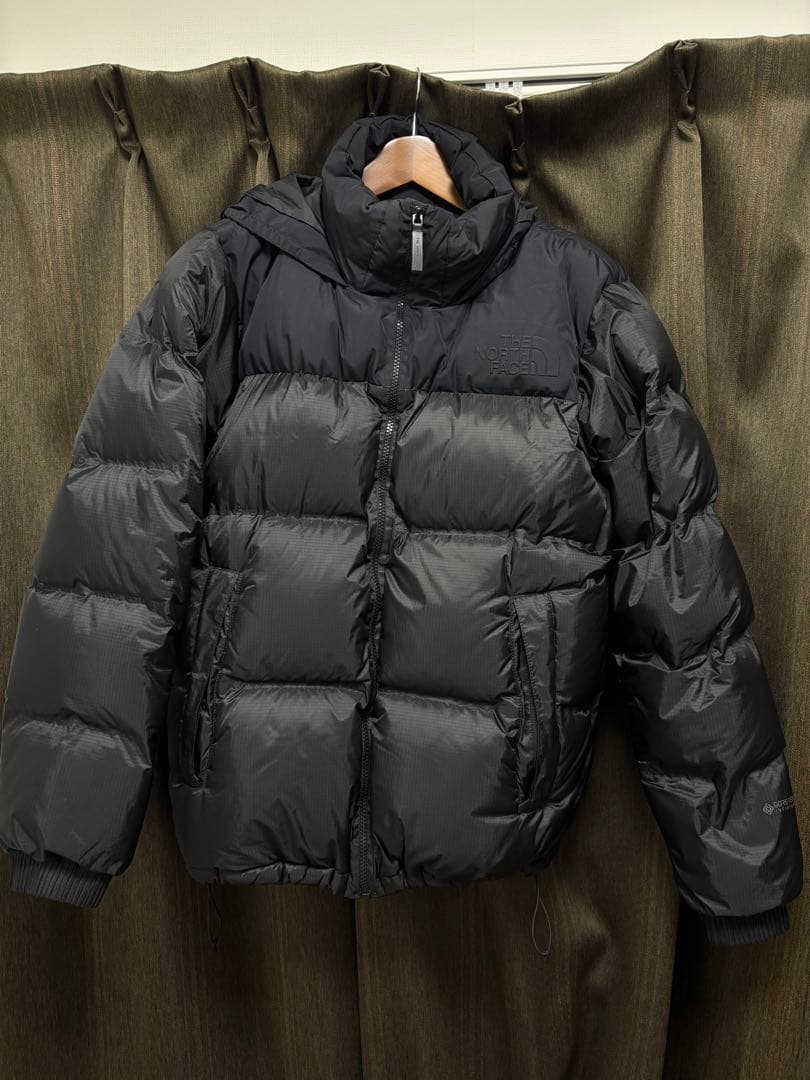 極美品GORE TEX THE NORTH FACE ブラックダウンジャケット