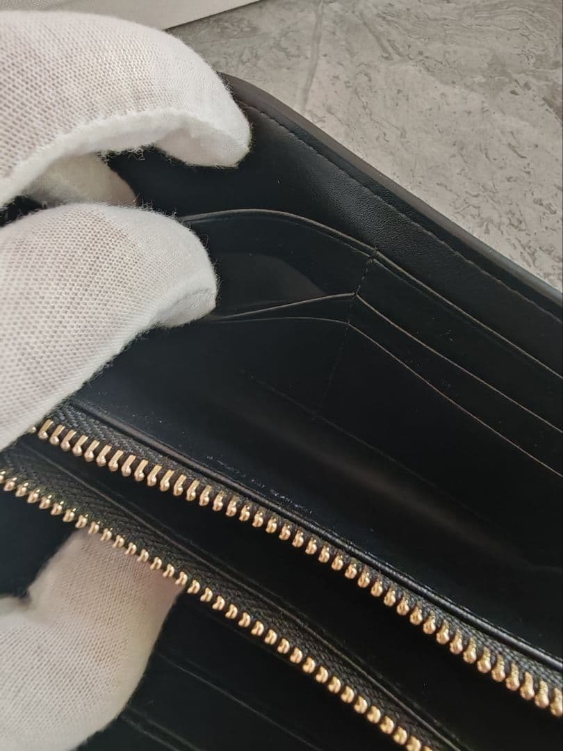 CELINE トリオンフ フラップ ロングウォレット長財布　美品