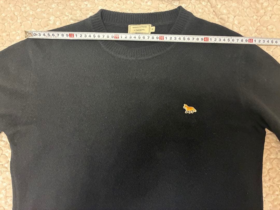 MAISON KITSUN（メゾンキツネ)ウール クルーネック ニットセーター
