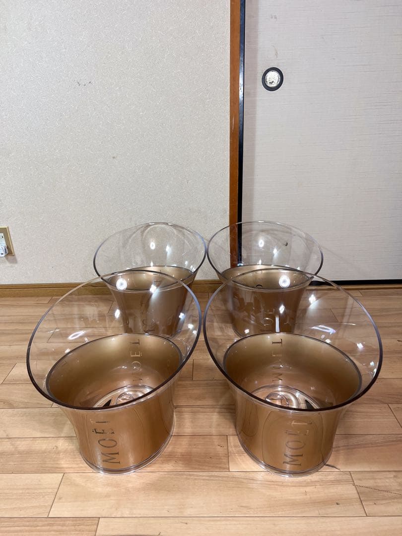 モエ・エ・シャンドン 大型シャンパンクーラー アイスバケツ 4個