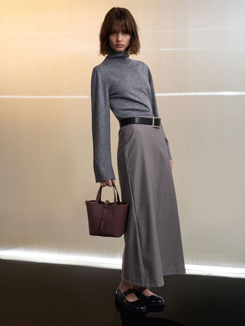 Beryl ベリル リサイクルレザーバケツバッグ