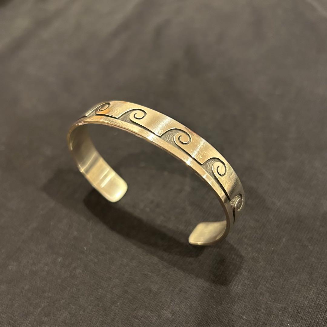 HOPI/ホピ族 Trinidad Lucas作 オーバーレイ バングル