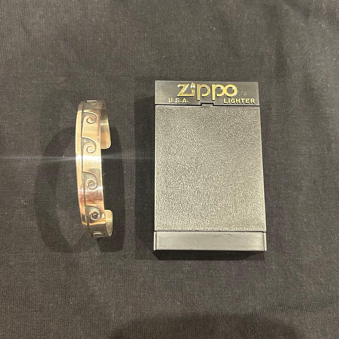 HOPI/ホピ族 Trinidad Lucas作 オーバーレイ バングル