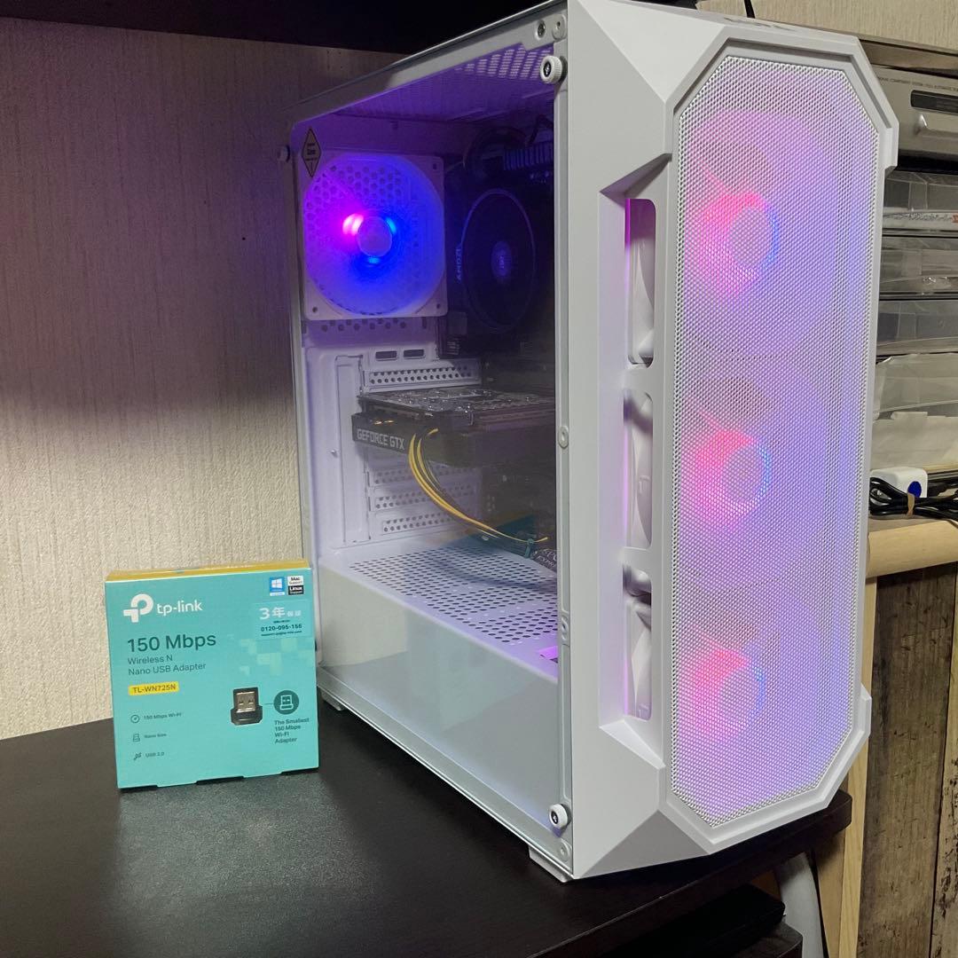 白ゲーミングpc/Ryzen5 2600/gtx1660super