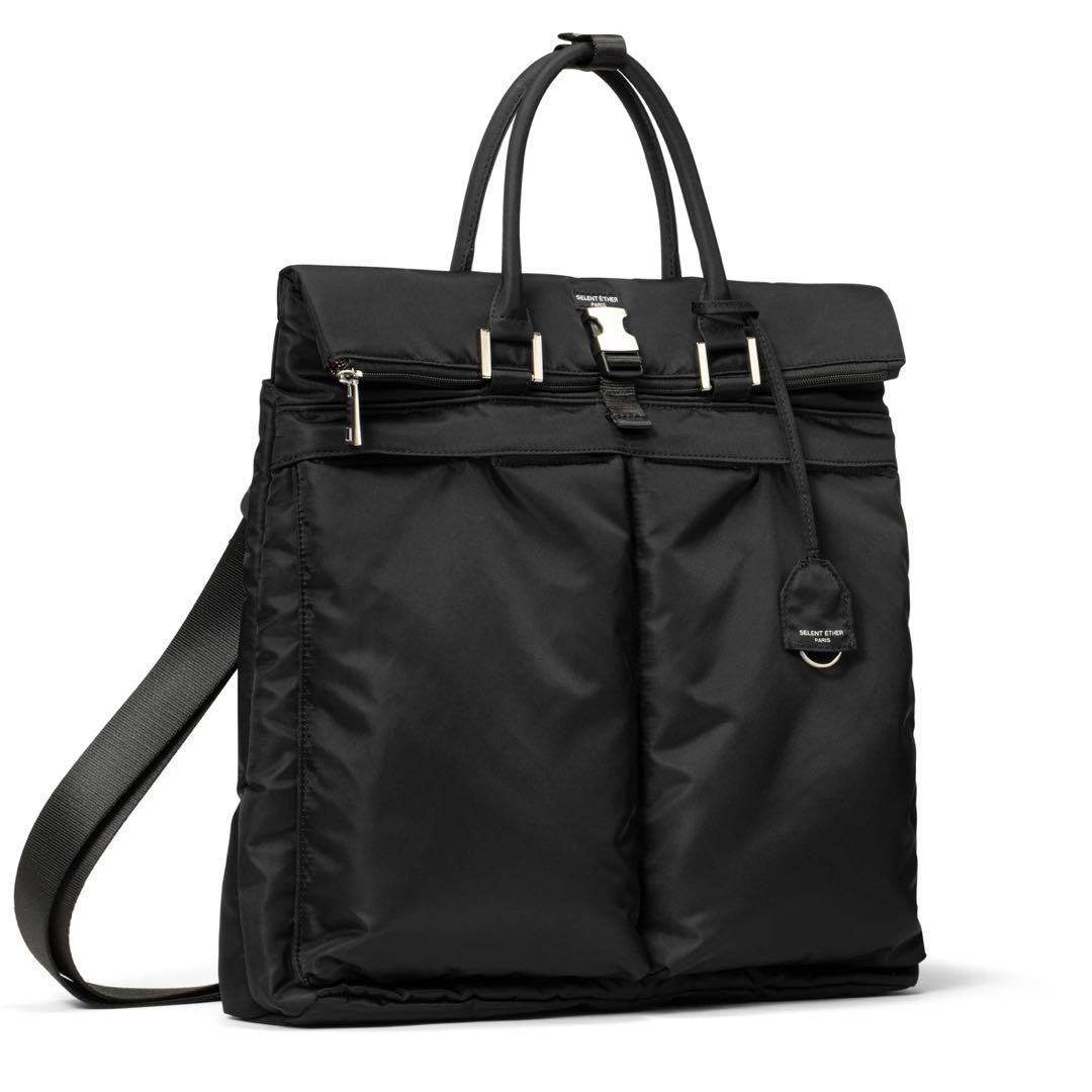 SELENT ETHER CARRY38 BLACK 4wayバッグ 黒シルバー