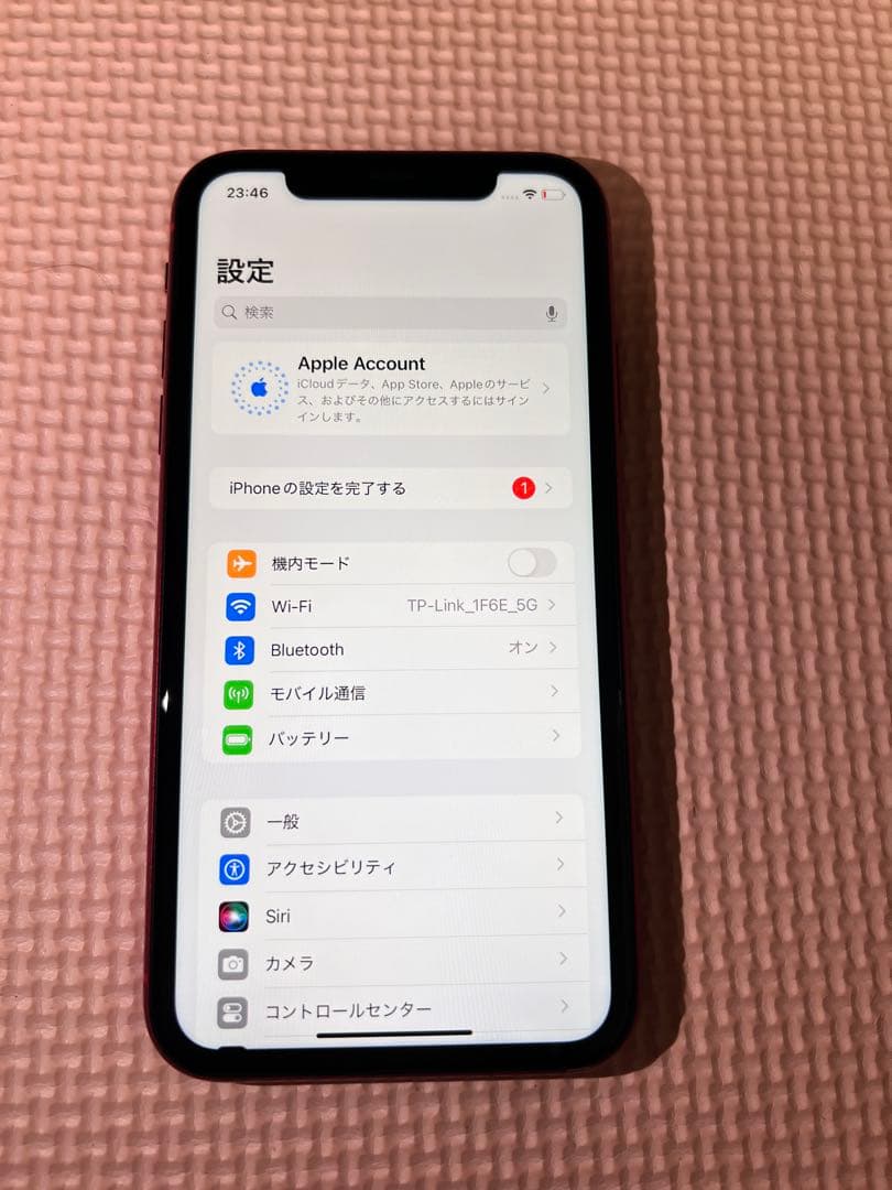 iPhone 11 128GB レッド 本体 SIMロック解除