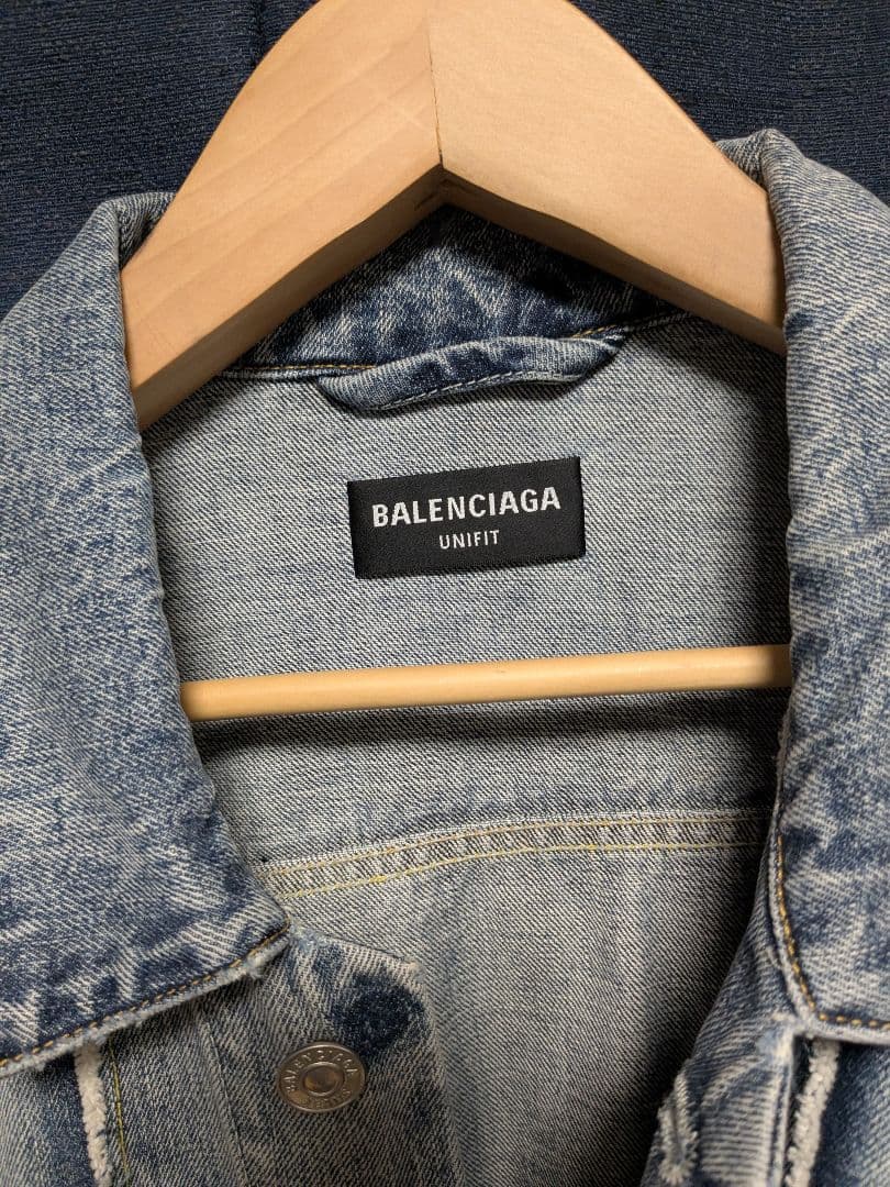 【さとちんさん専用】BALENCIAGA デニムジャケット ライトブルー