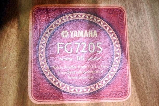 YAMAHA FG720S BSアコースティックギター