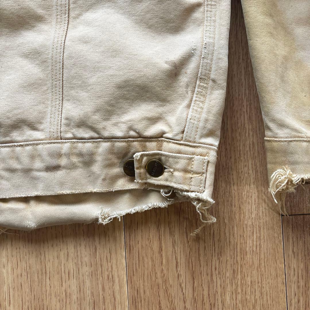 スペシャル 珍品 カーハート トラッカージャケット 襤褸 ボロ USA 一点物