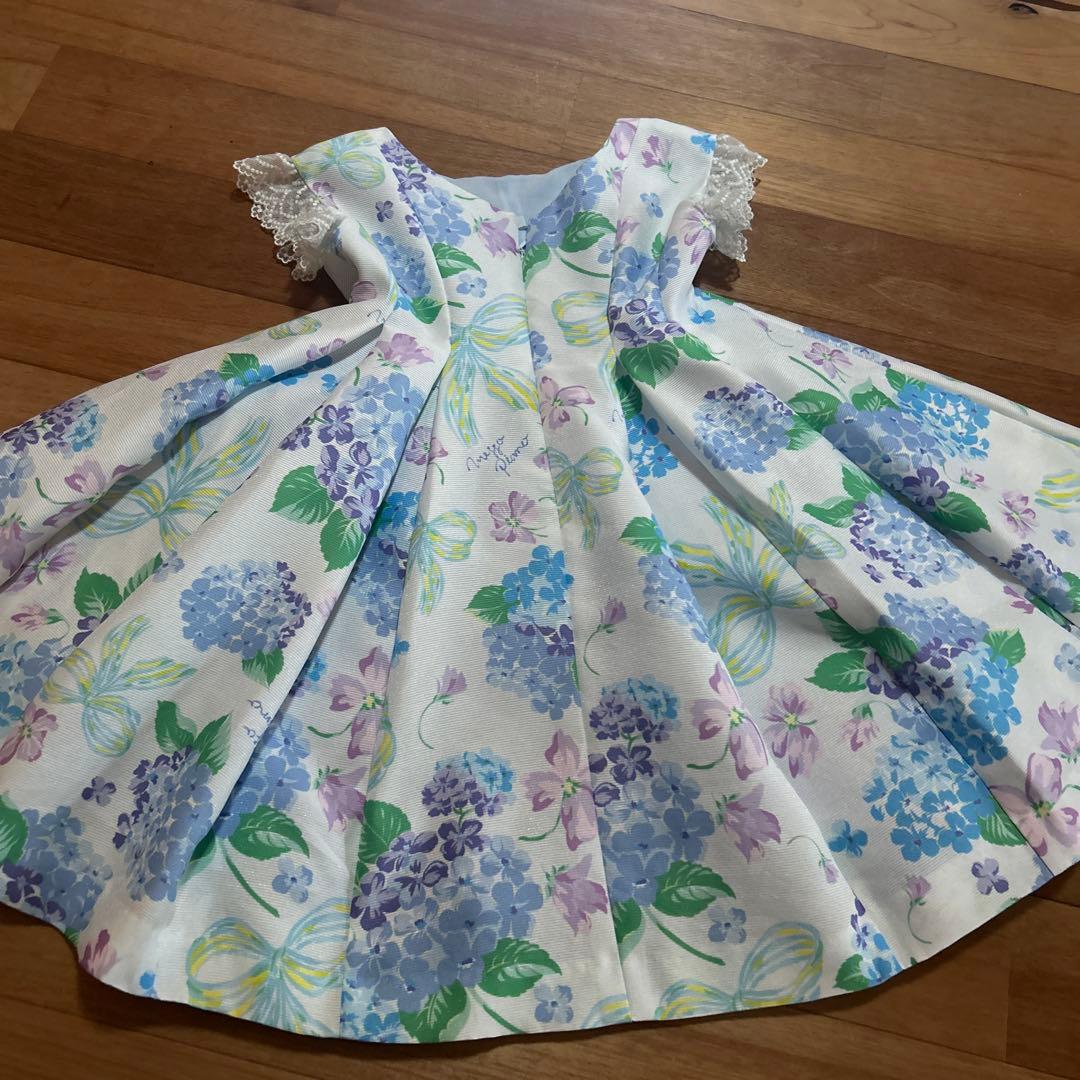 メゾピアノ♡着画あり♡紫陽花ドレス110