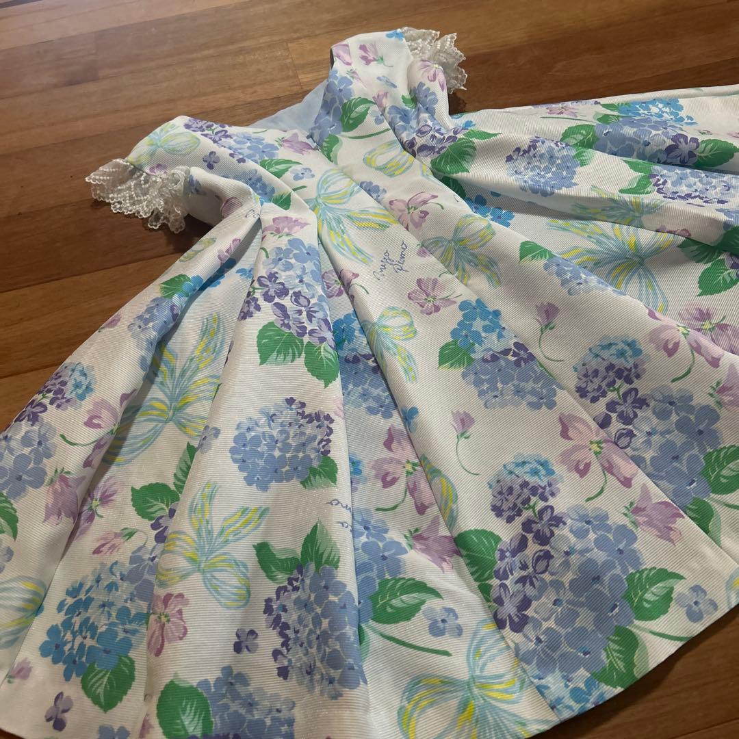 メゾピアノ♡着画あり♡紫陽花ドレス110