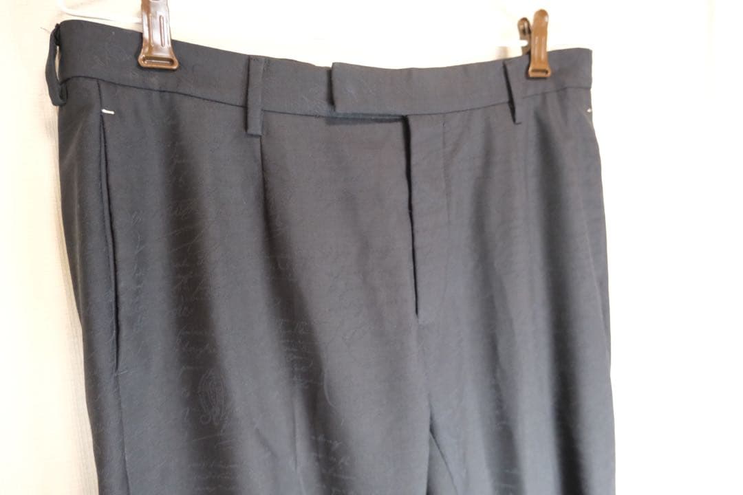 定価約16万円　Berluti 総柄カリグラフィー スクリット 50 パンツ