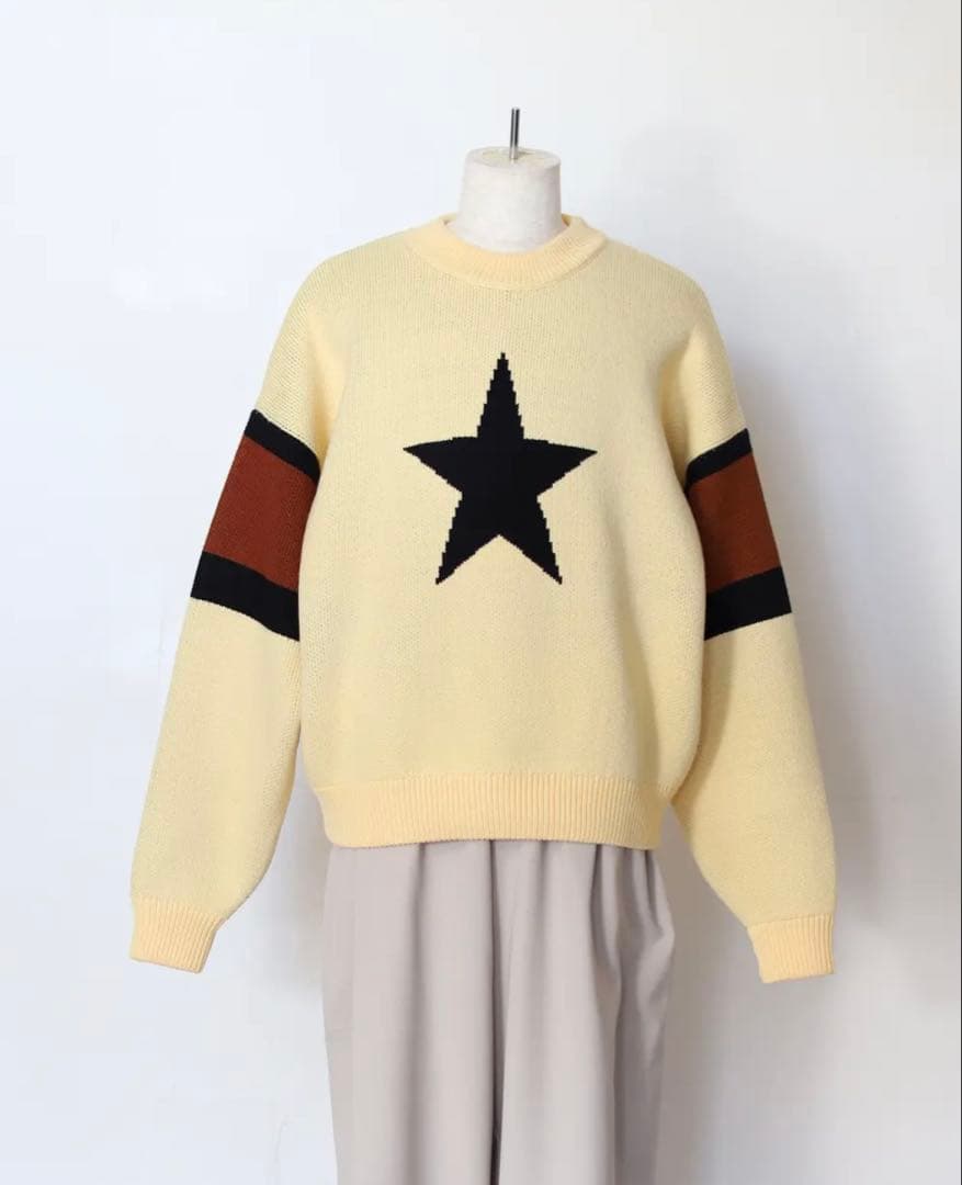 スターウォームセーターXL アンバーグリーム