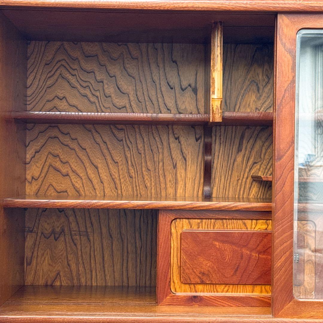 タンス 和風 茶箪笥 国産 茶ダンス 日本製 和茶棚 完成品 リビングボード