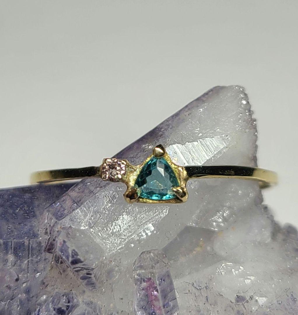 minはる★ブラジル産パライバトルマリンカラートルマリン★リングオーダー