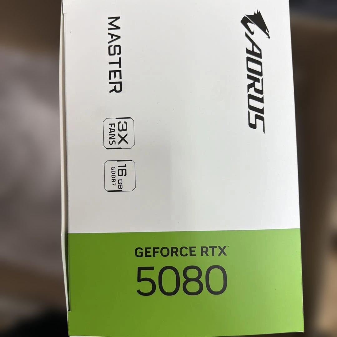 グラフィックボード・グラボ・ビデオカード AORUS MASTER GEFORCE RTX 5080