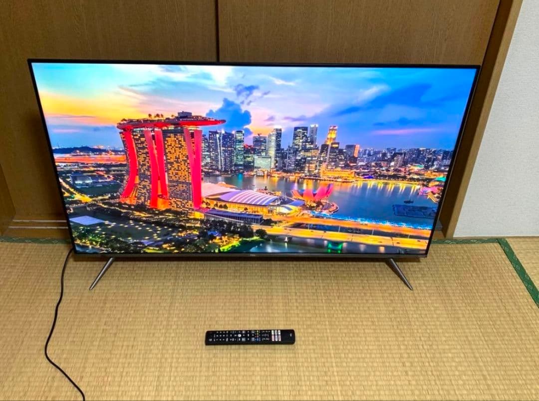 4K TCL 50型✨チューナー内蔵スマートテレビ ネット動画/地上波 22年製