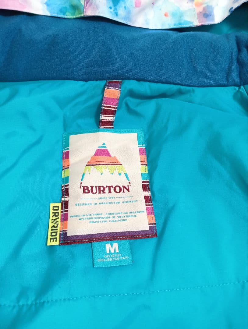 極美品　140 150 上下セット　BURTON 　スキーウェア