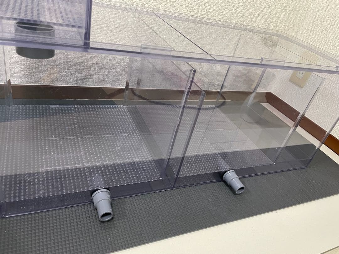 90センチガラスオーバーフロー水槽&濾過槽セット