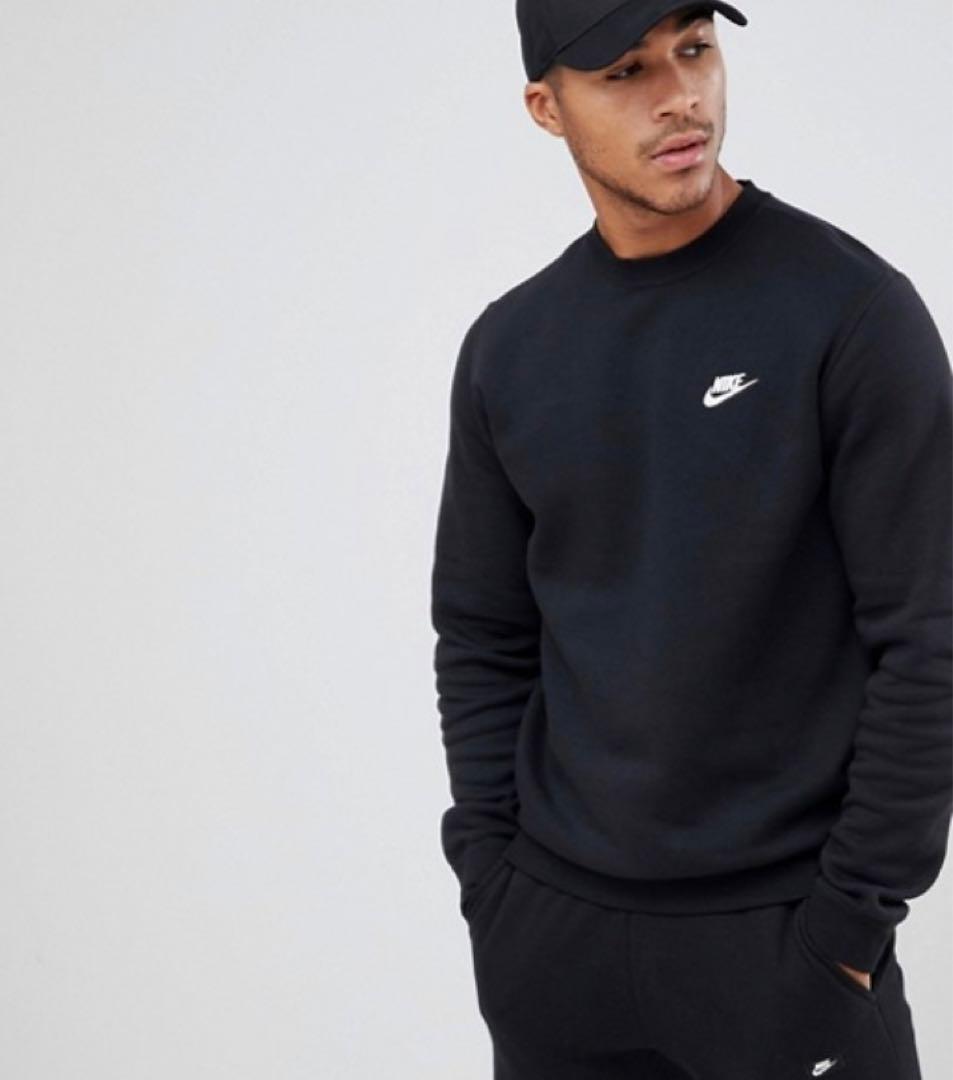 新品 NIKE セットアップ トレーナー&ジョガーパンツ ブラック M 送料無料