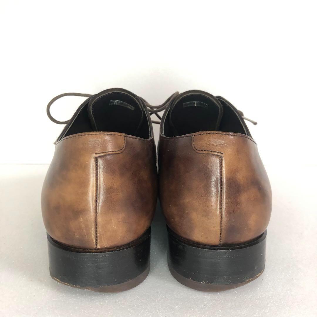 Perfetto ペルフェット ミュージアムカーフ 革靴 茶 26cm