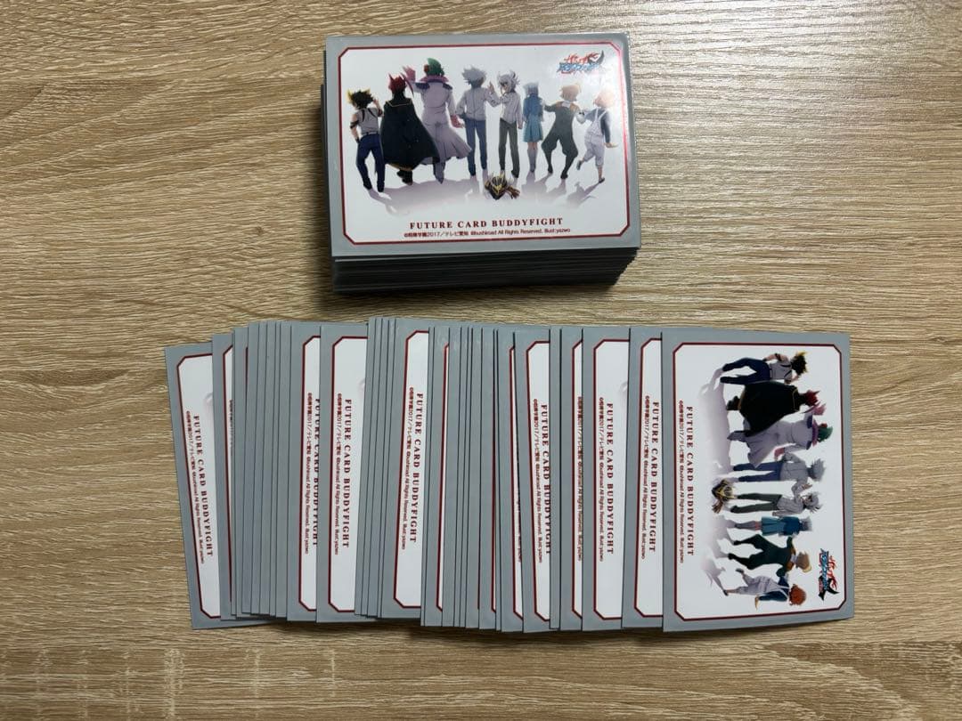 バディファイト ブシロード 竜牙雷帝デッキ　デッキケース&スリーブ付き