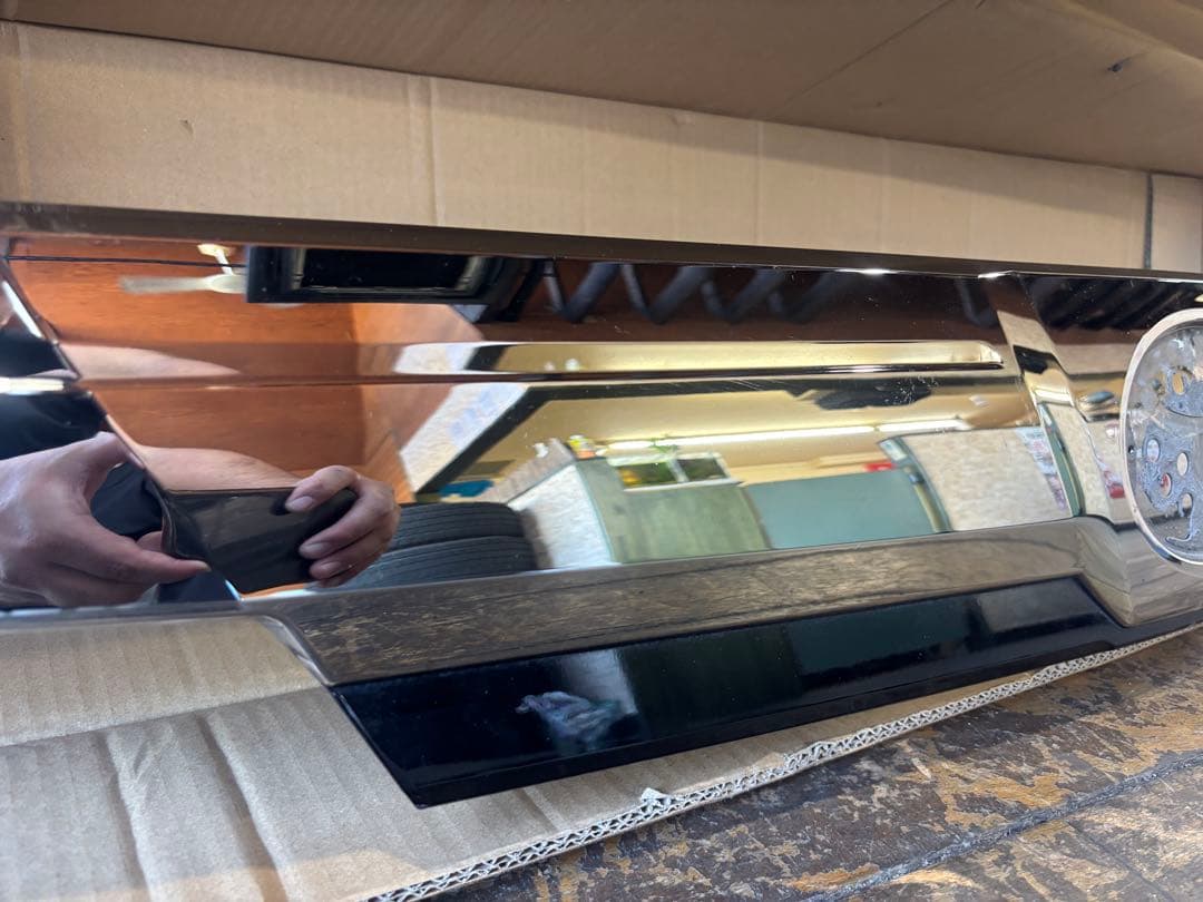 ヴェルファイア30系 後期 リアゲート ガーニッシュ メッキガーニッシュ