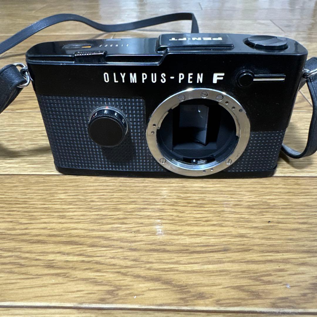 OLYMPUS PEN FT ブラック フィルムカメラ ZUIKOレンズ2本付