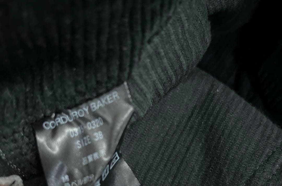 月曜日まで値下げ　THE SHISHIKUI CORDUROY BAKER 38