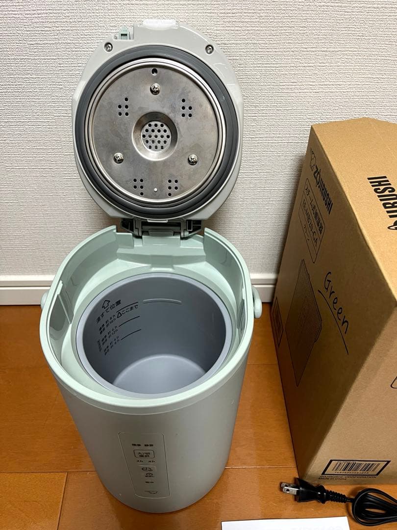 象印 ZOJIRUSHI スチーム式加湿器 EE-MB20-GA 2025年製