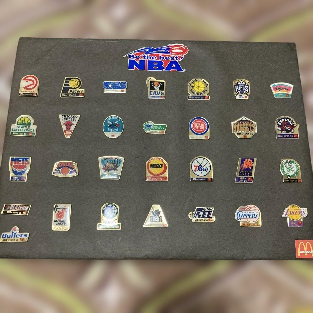 NBA 1994-95 チームロゴピンバッジセット