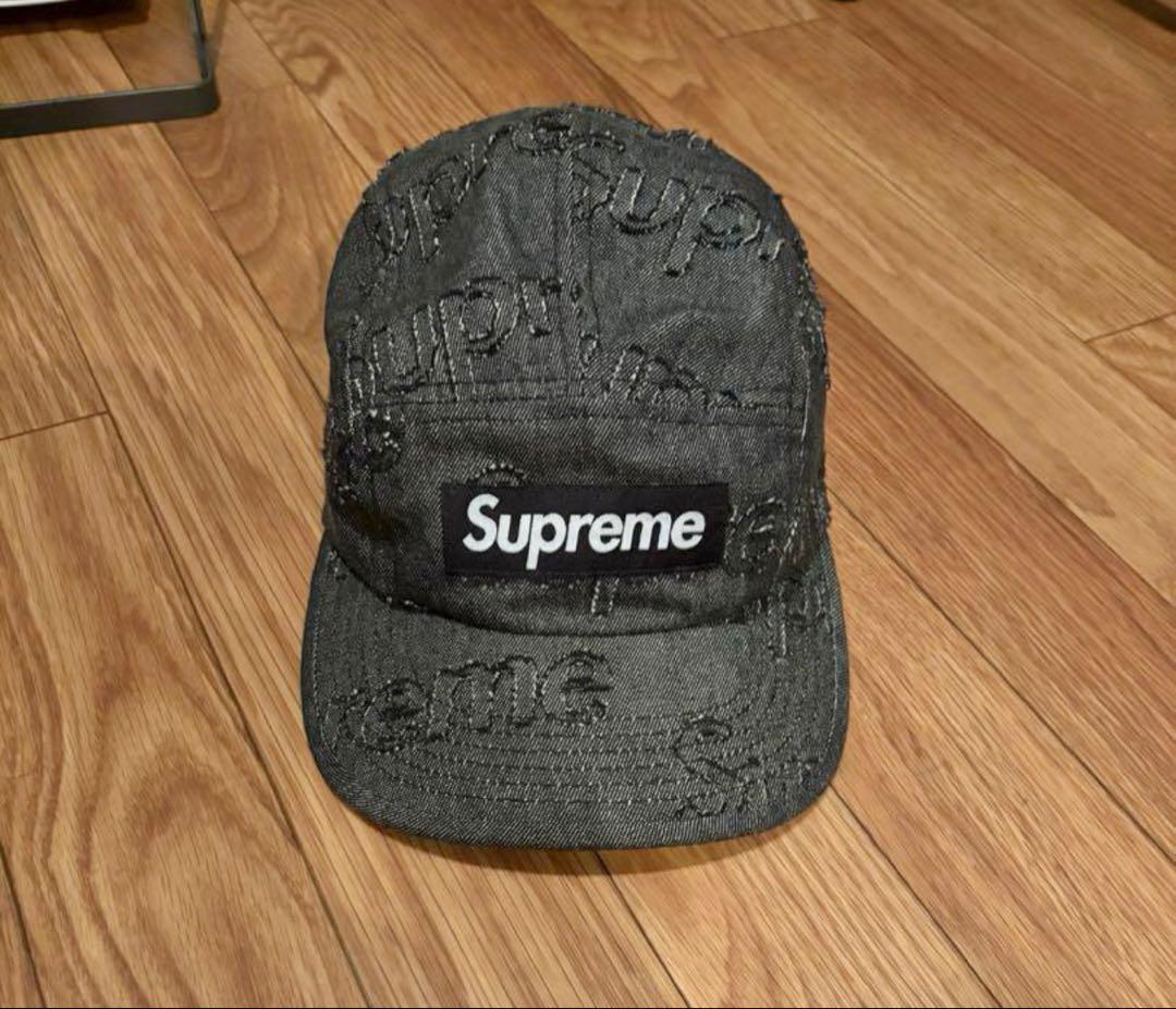 Supreme 24fw キャップ ロゴ刺繍