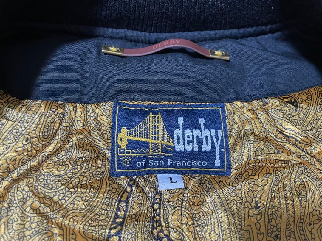 Derby of Sanfrancisco ダービーベスト 黒金 L