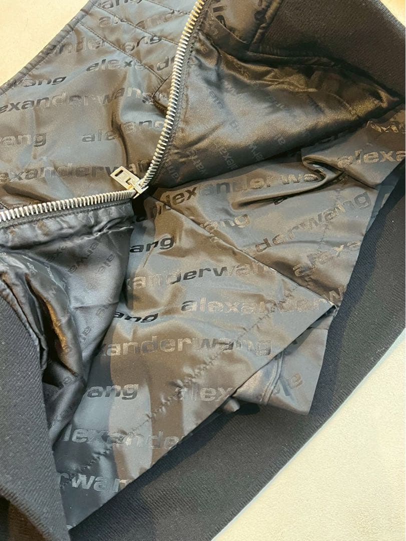 【新品未使用】Alexander Wang ブラック ミニスカート ジッパー付き