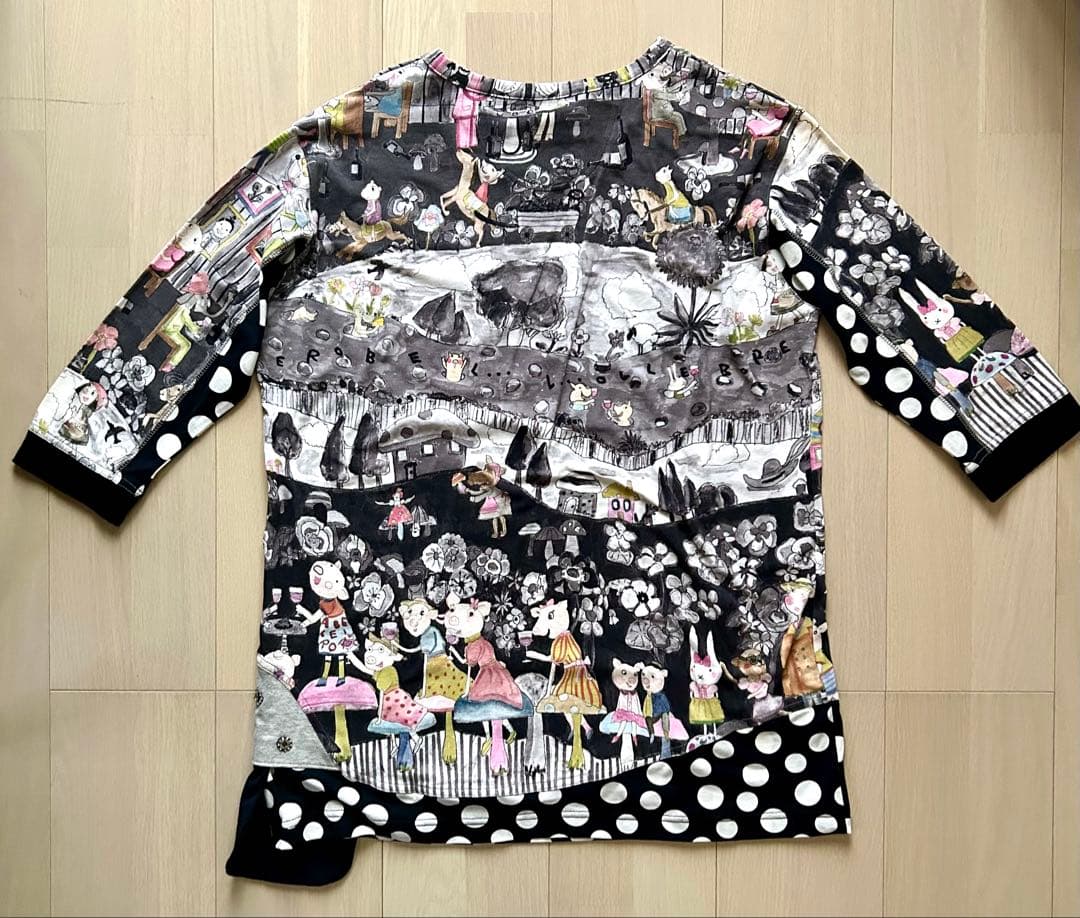 アルベロベロ　五分袖チュニック　 オレボレブラ