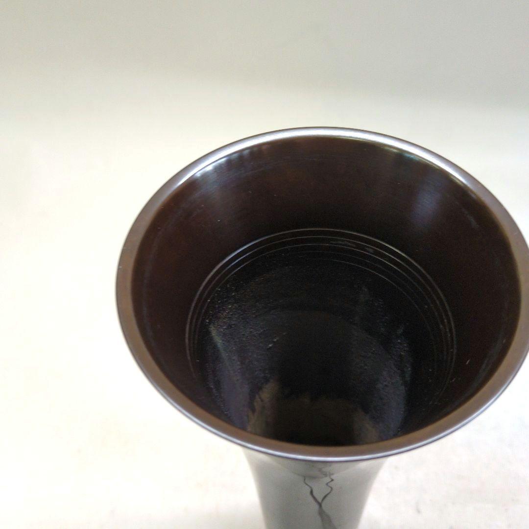 銅製花器「水仙」池坊好み　池坊花器