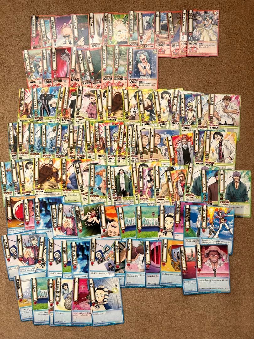 うえきの法則 カード約300枚+シールシート+非売品カードケースまとめ売り