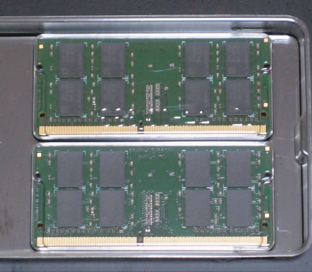 DDR4 3200 16GB メモリ x 2枚（32GB）