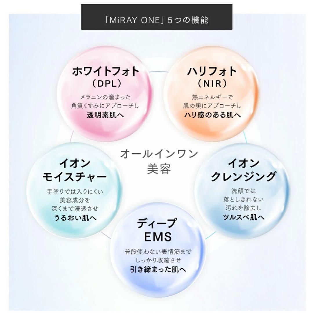 【新品】 MYTREX MiRAY ONE ホワイト リフトアップ 美顔器