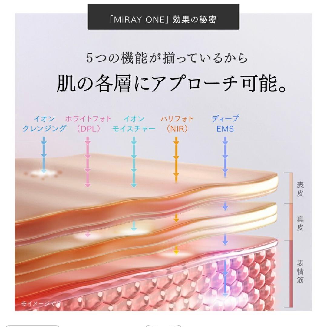 【新品】 MYTREX MiRAY ONE ホワイト リフトアップ 美顔器