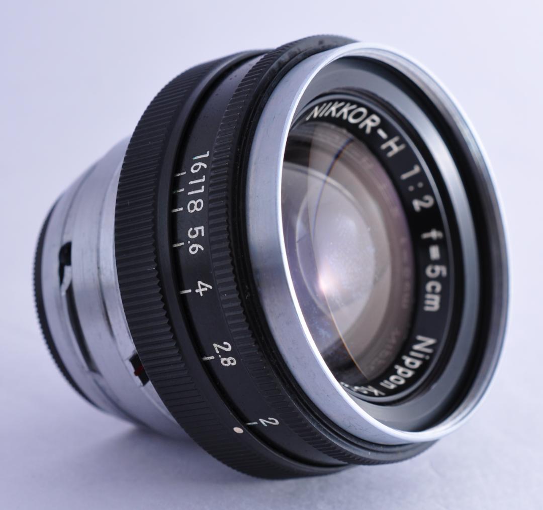 ニコンNikon Nikkor-H 5cm 50mm f2