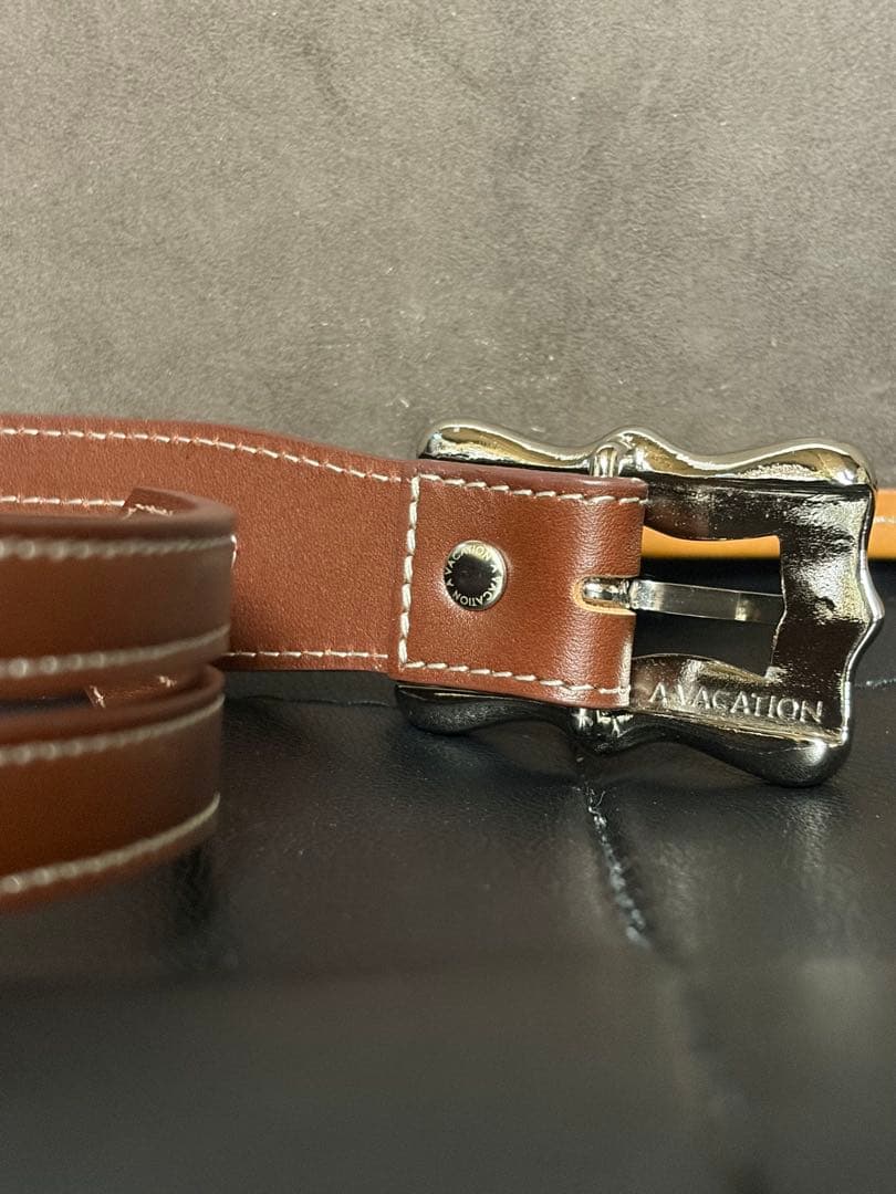 専用　A.VAGATION RIBBON HOLESベルト　ブラウン