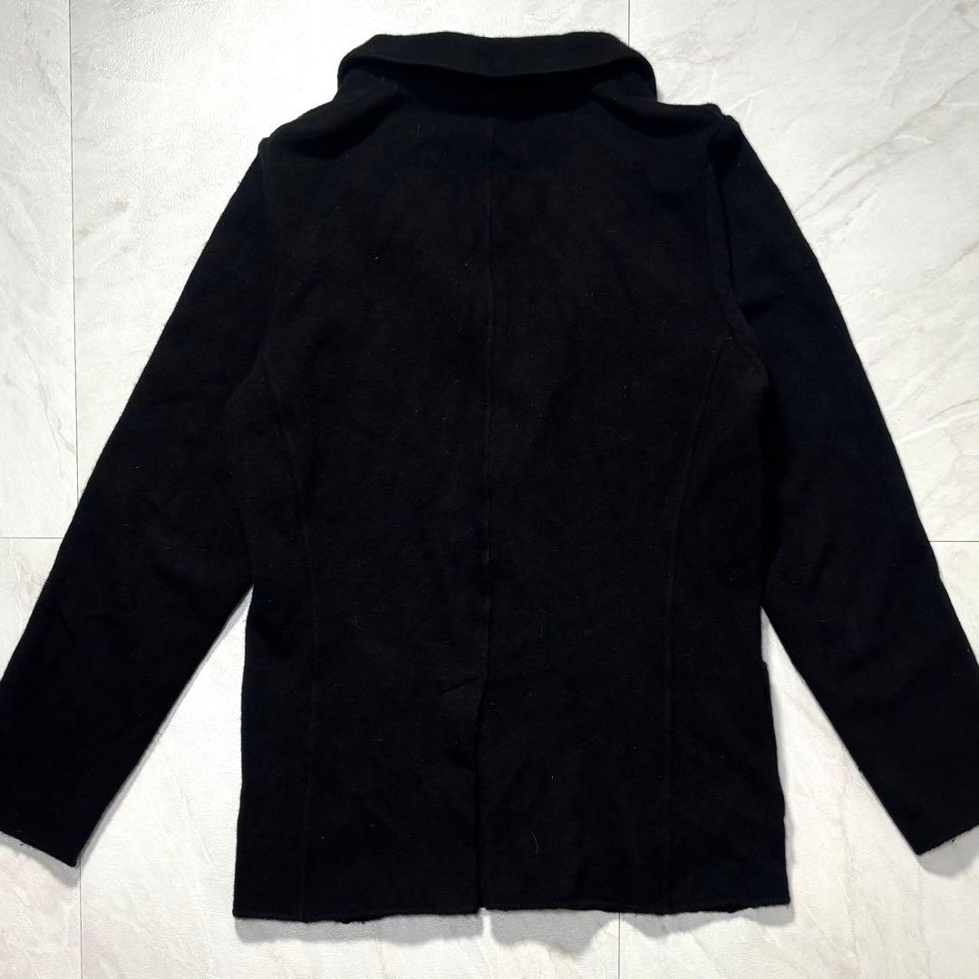 1piu1uguale3 セーブル混 ルイージJK 黒 L 高級素材